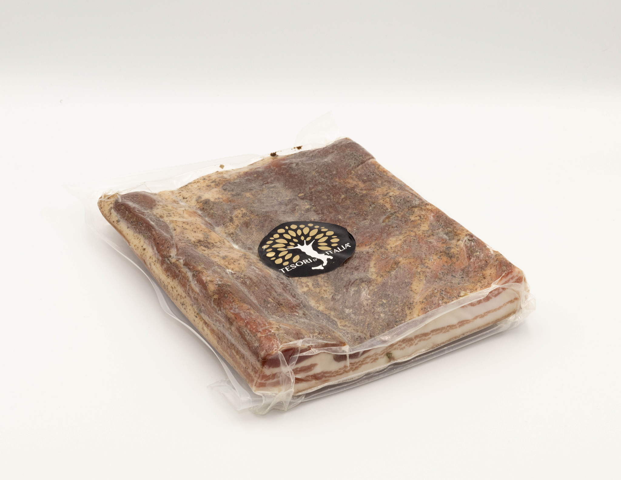 Flad røget pancetta, italiensk charcuteri