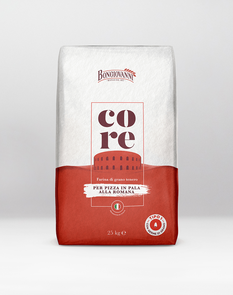 Core Tipo 1 mel fra Bongiovanni, italiensk pizzamel