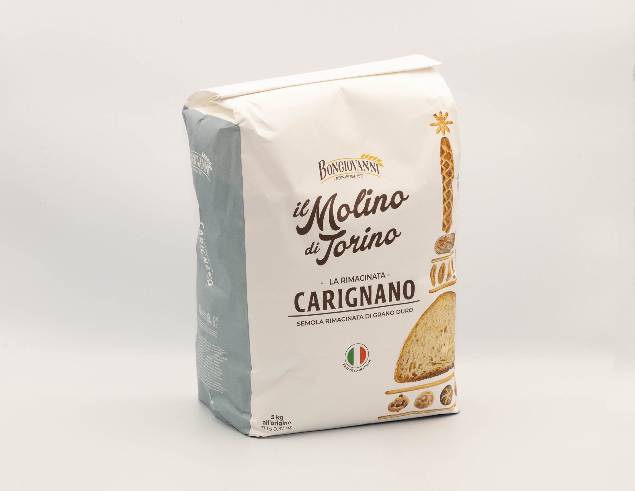 Carignano mel, italiensk durumhvedesemulje